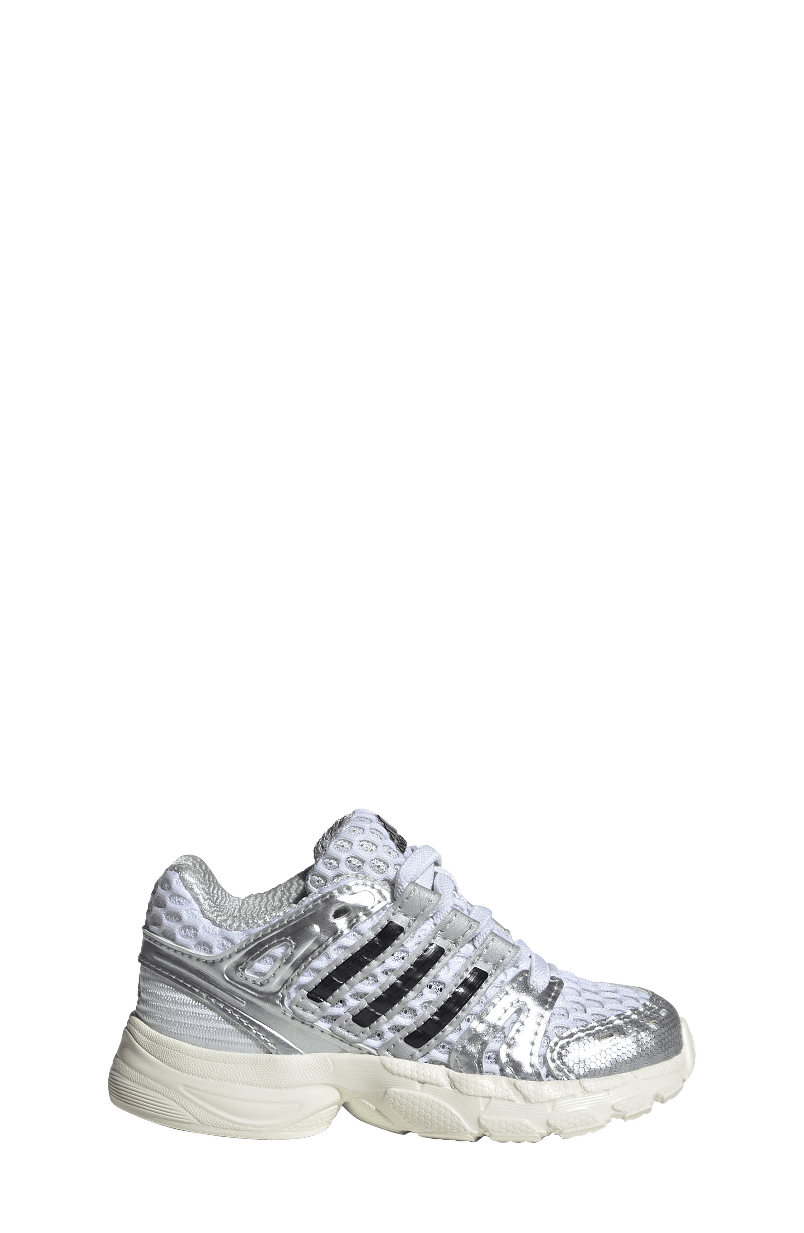 adidas Kids' Adistar Control 5 Sneaker, Alternate, color, White/ Silver/ Grey One