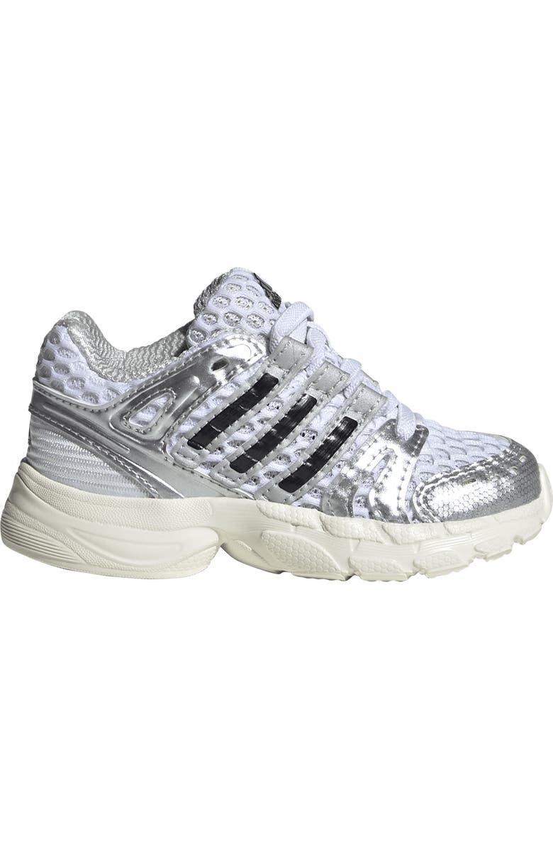 adidas Kids' Adistar Control 5 Sneaker, Alternate, color, White/ Silver/ Grey One