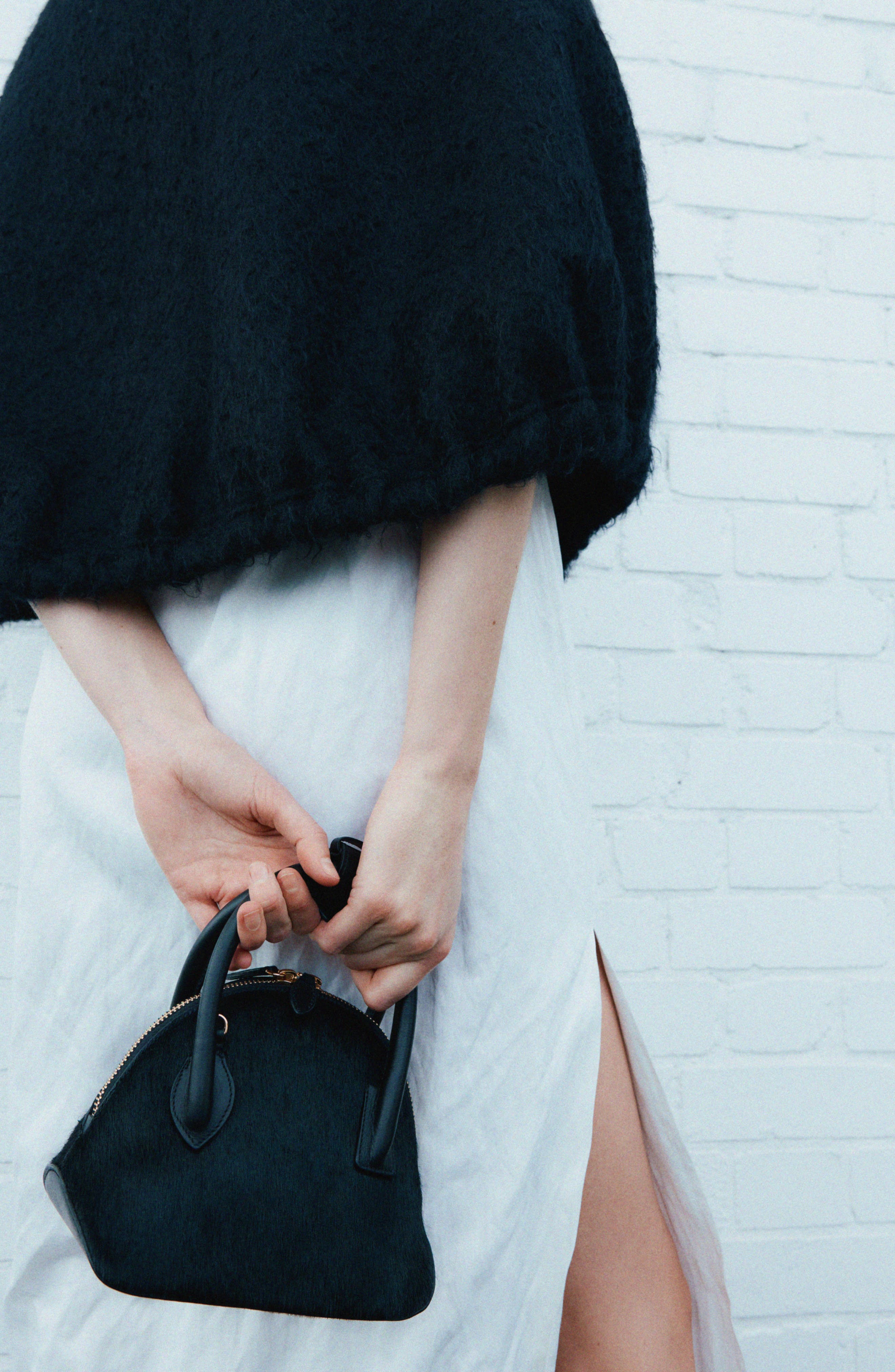 LIFFNER Mini Dome Bag, Alternate, color, Black