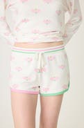 PJ Salvage Peach Party Patterned Pajama Shorts