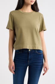 FRAME The Boxy Crop T-Shirt