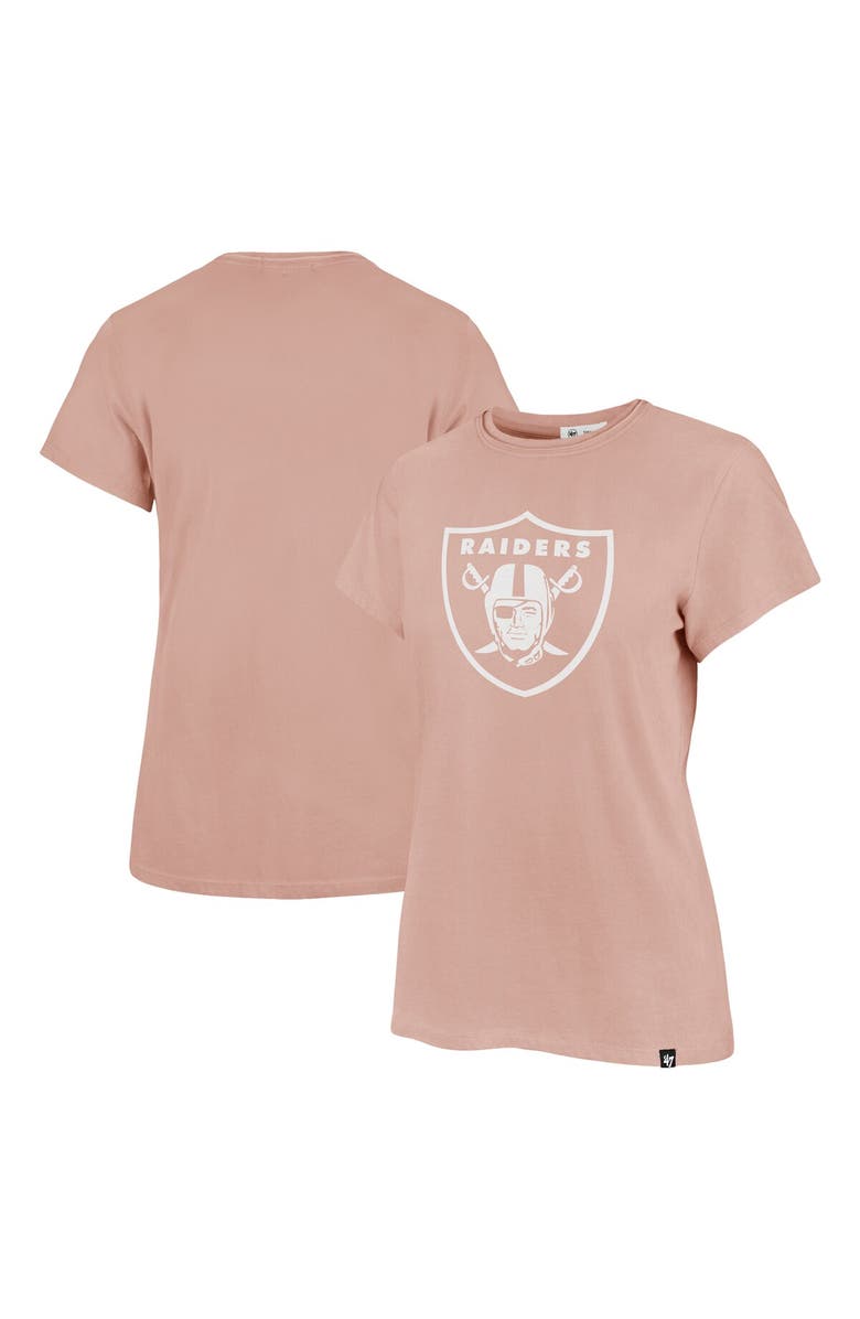 '47 Women's '47  Light Pink Las Vegas Raiders Premier Frankie T-Shirt, Main, color, Light Pink