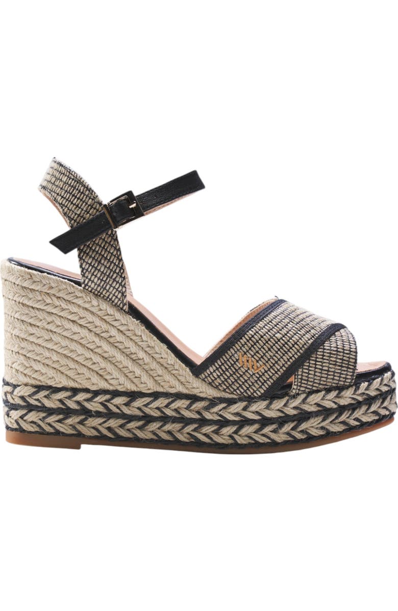 VISCATA Empuria Canvas Espadrille Sandal Wedges, Main, color,