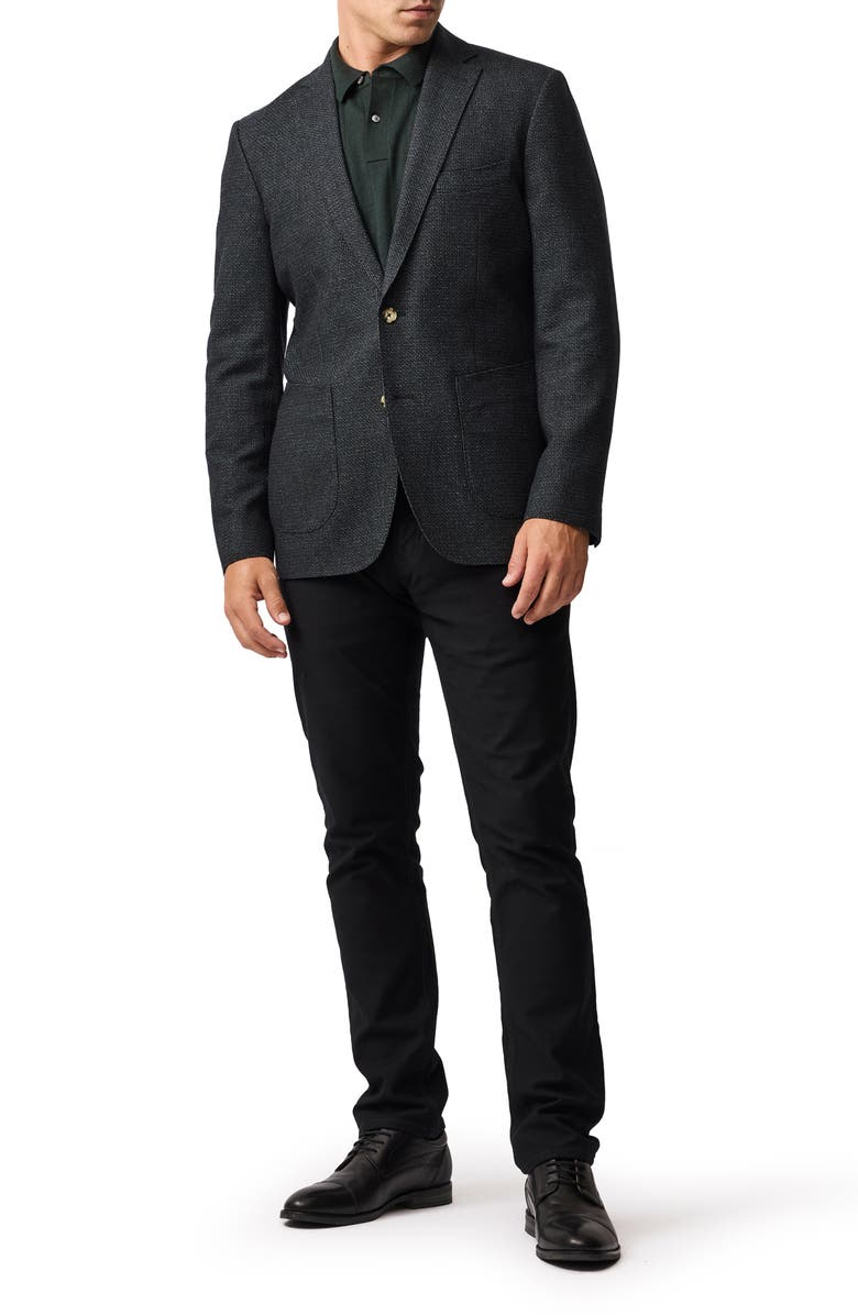 Rodd & Gunn Murdoch Merino Wool Polo, Alternate, color, Forest