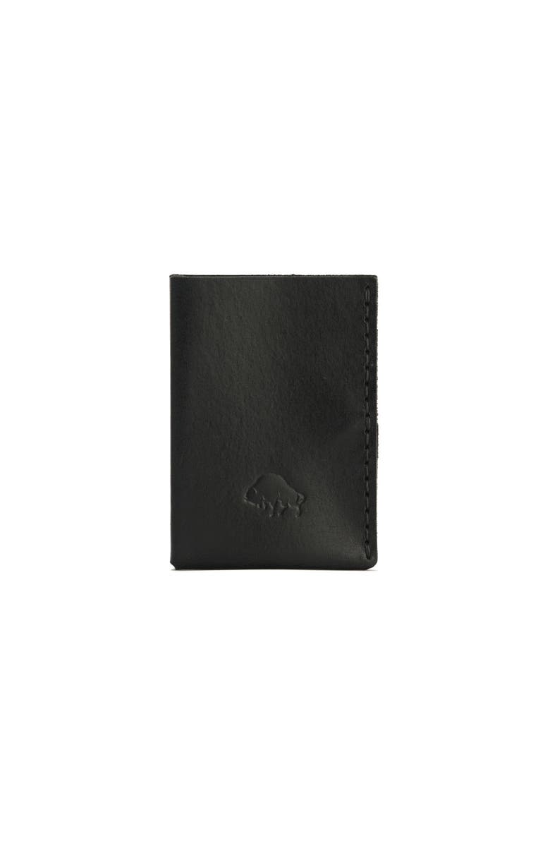 Ezra Arthur Minimalist Card Holder Wallet, Main, color, Black
