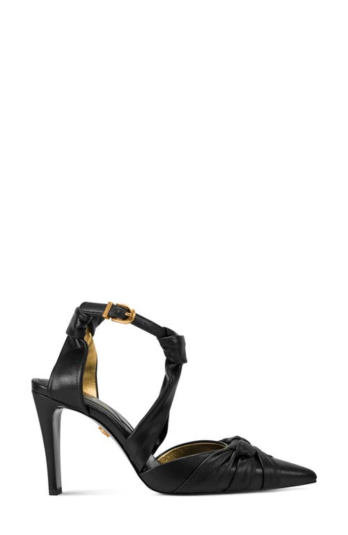 Donna Karan New York Phia Ankle Strap Pointed Toe Pump In Black