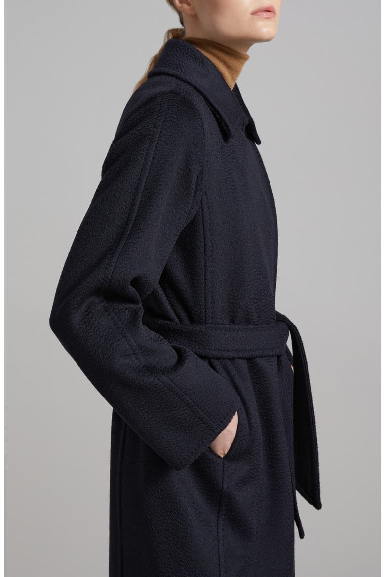 Manuela Camel Hair Wrap Coat, Alternate, color, ULTRAMARINE