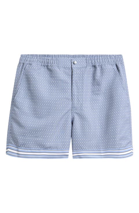 Lucena Geometric Swim Trunks