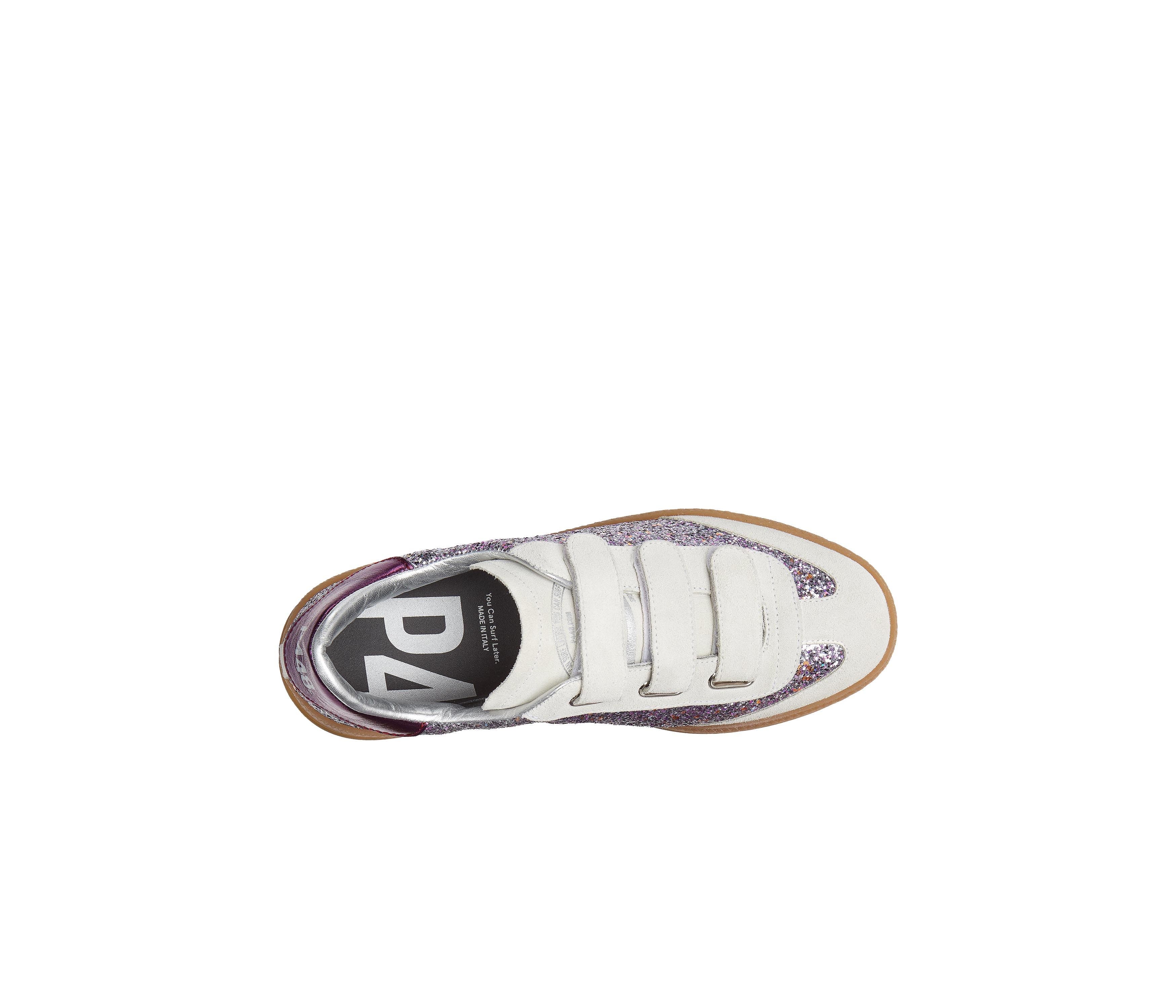 Capri Sneaker, Alternate, color, Glitter/Purple