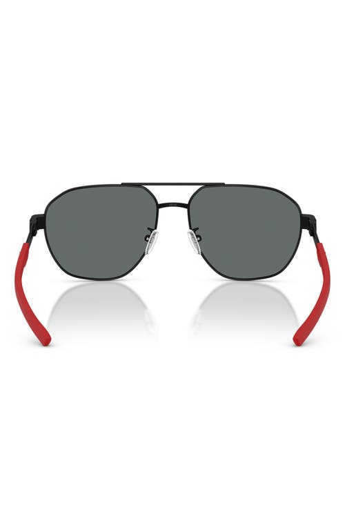 Scuderia Ferrari 59mm Polarized Aviator Sunglasses