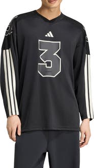 adidas Q4 Star Long Sleeve Star Jersey
