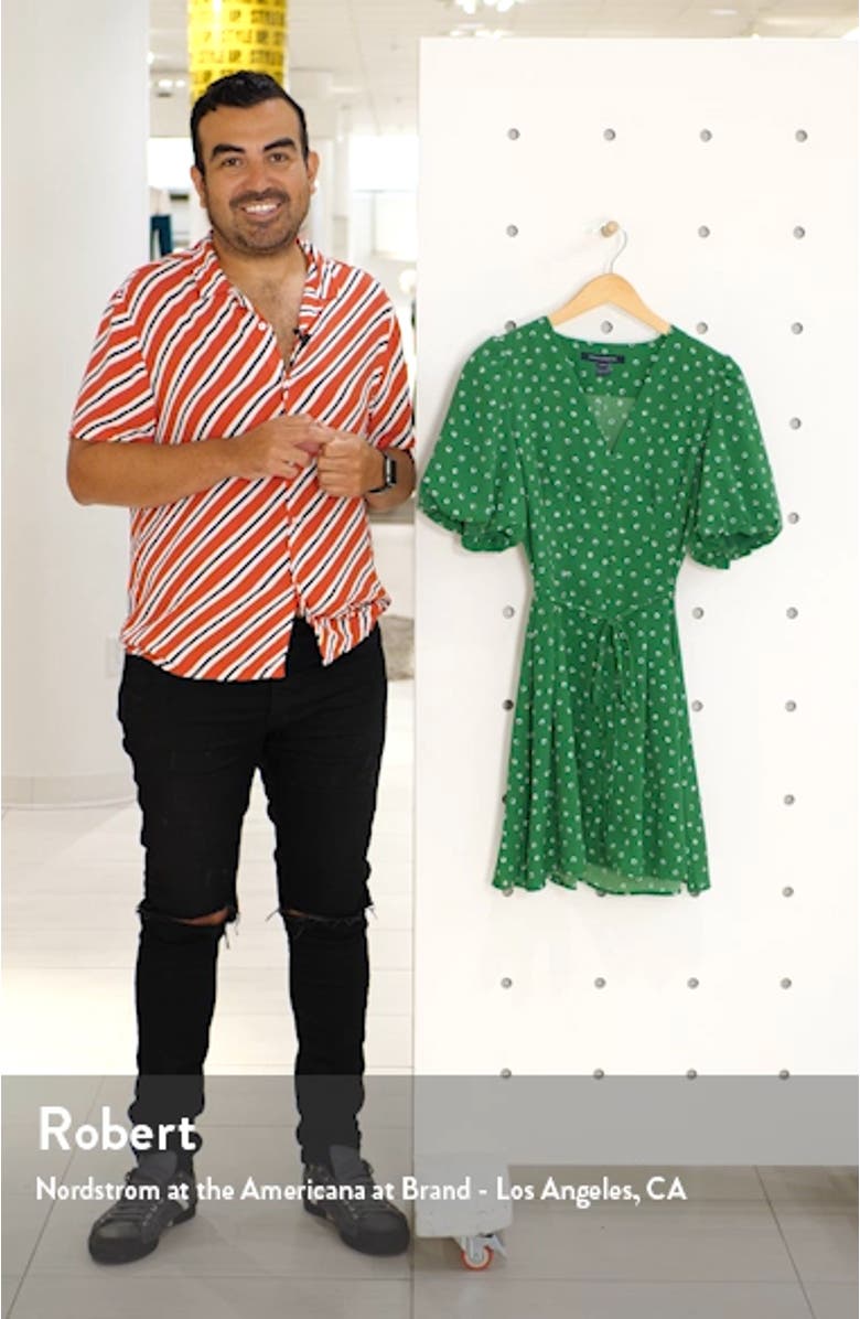 Adelise Puff Sleeve Fit & Flare Minidress, sales video thumbnail