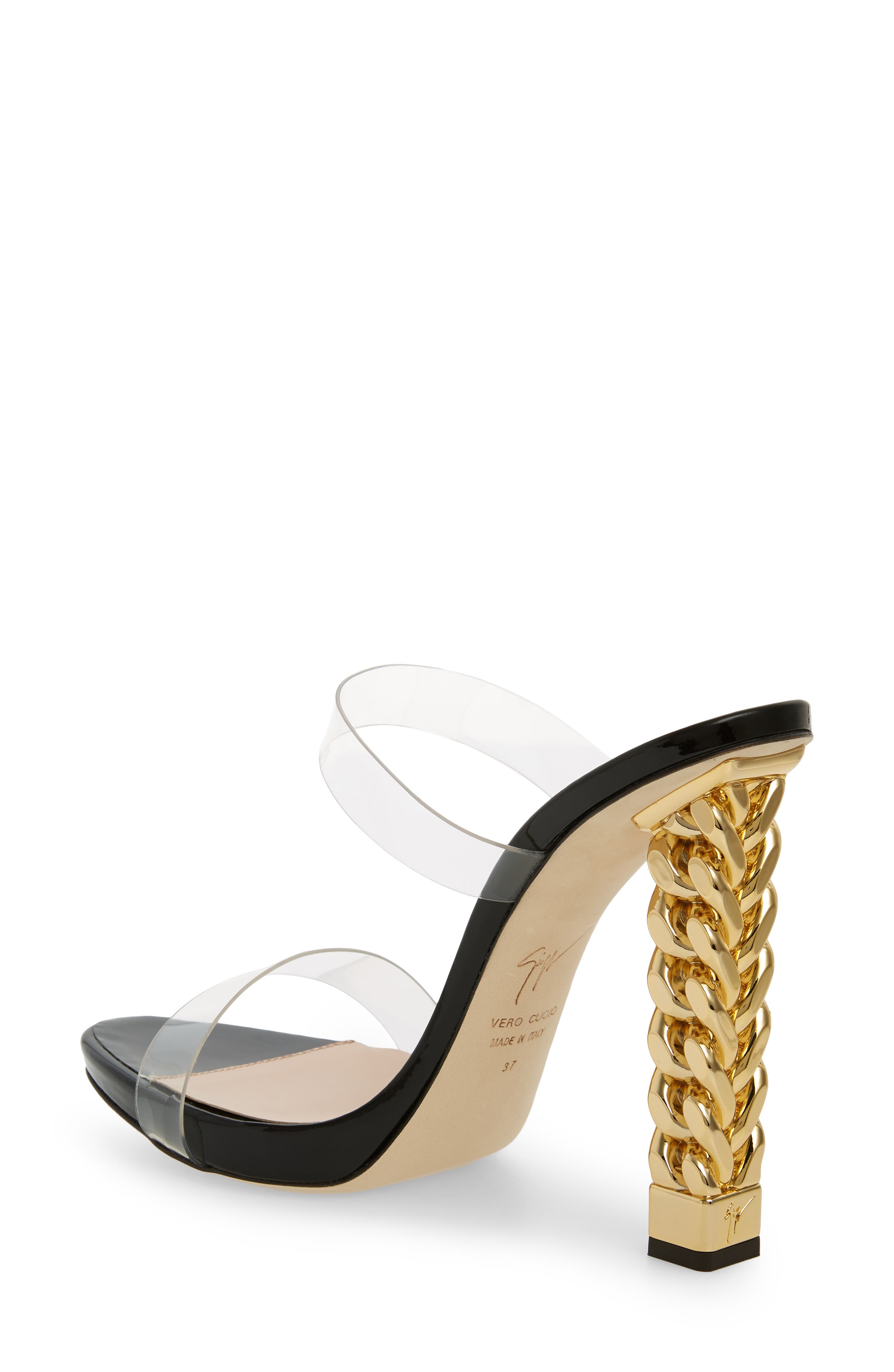 Giuseppe Zanotti x Rita Ora Transparent Strap Sandal, Alternate, color, 