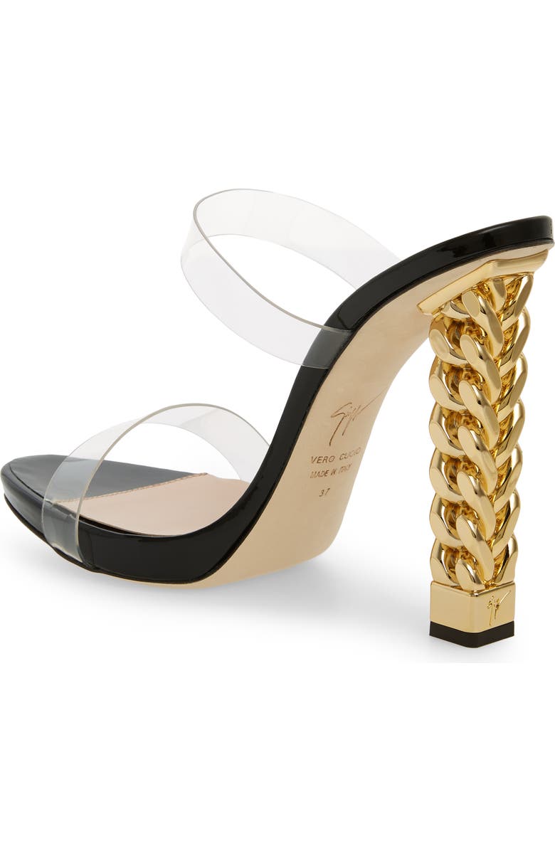 Giuseppe Zanotti x Rita Ora Transparent Strap Sandal, Alternate, color,
