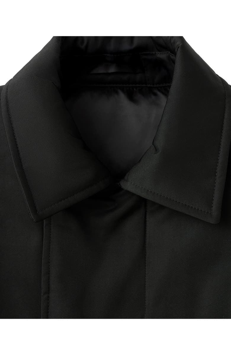 MANGO Water Repellent Jacket, Alternate, color, Black