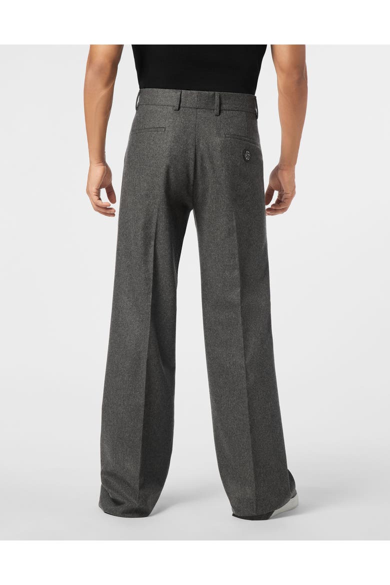 Wide Leg Trousers Men, Alternate, color, grey