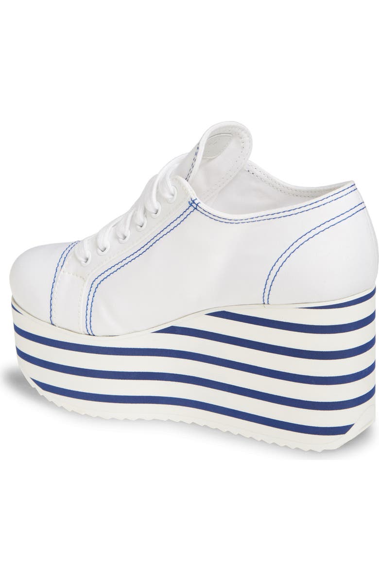 Miu Miu Platform Wedge Sneaker, Alternate, color,