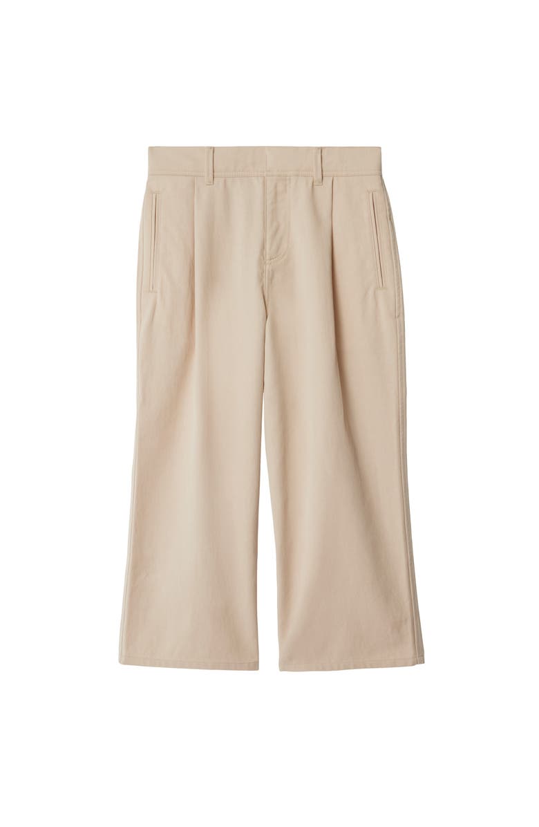 Burberry Cotton Blend Trousers, Main, color, 