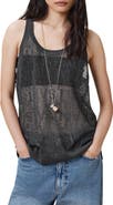 AllSaints Kaito Open Stitch Tank