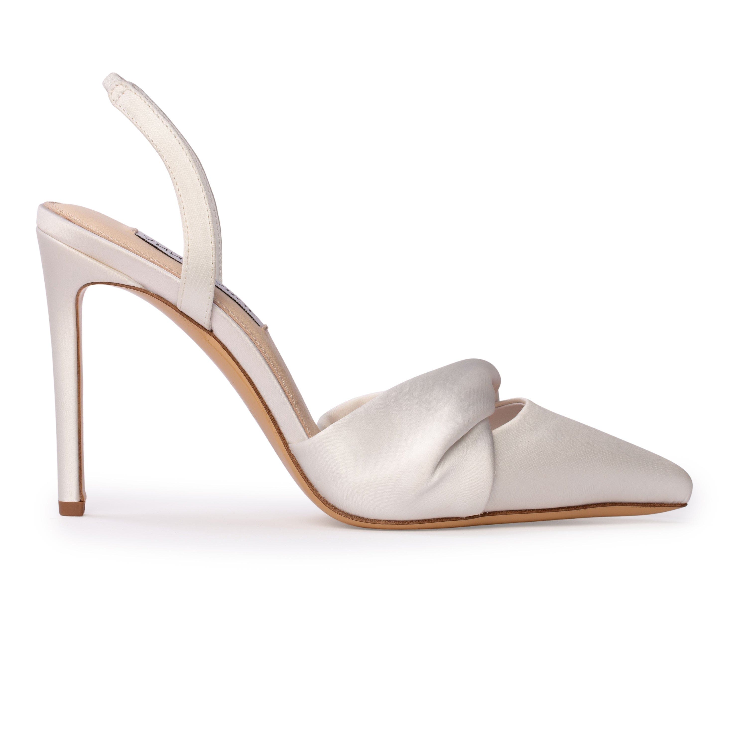 Anne Barge Allure Pump, Main, color, White Satin