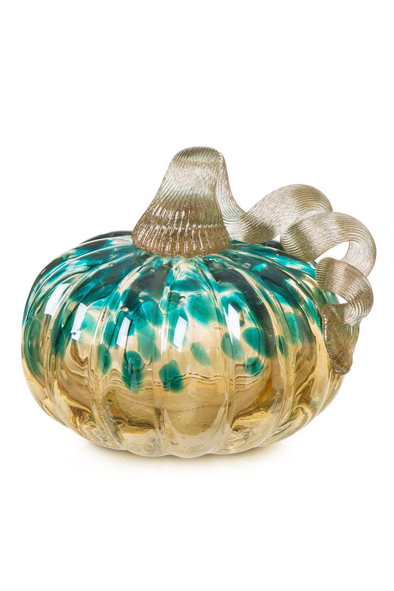 Gradient Small Glass Pumpkins, Main, color, Blue