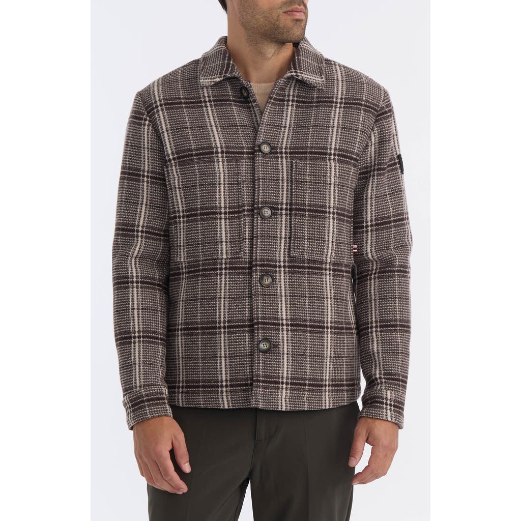 Hunter Plaid Overshirt In Multi