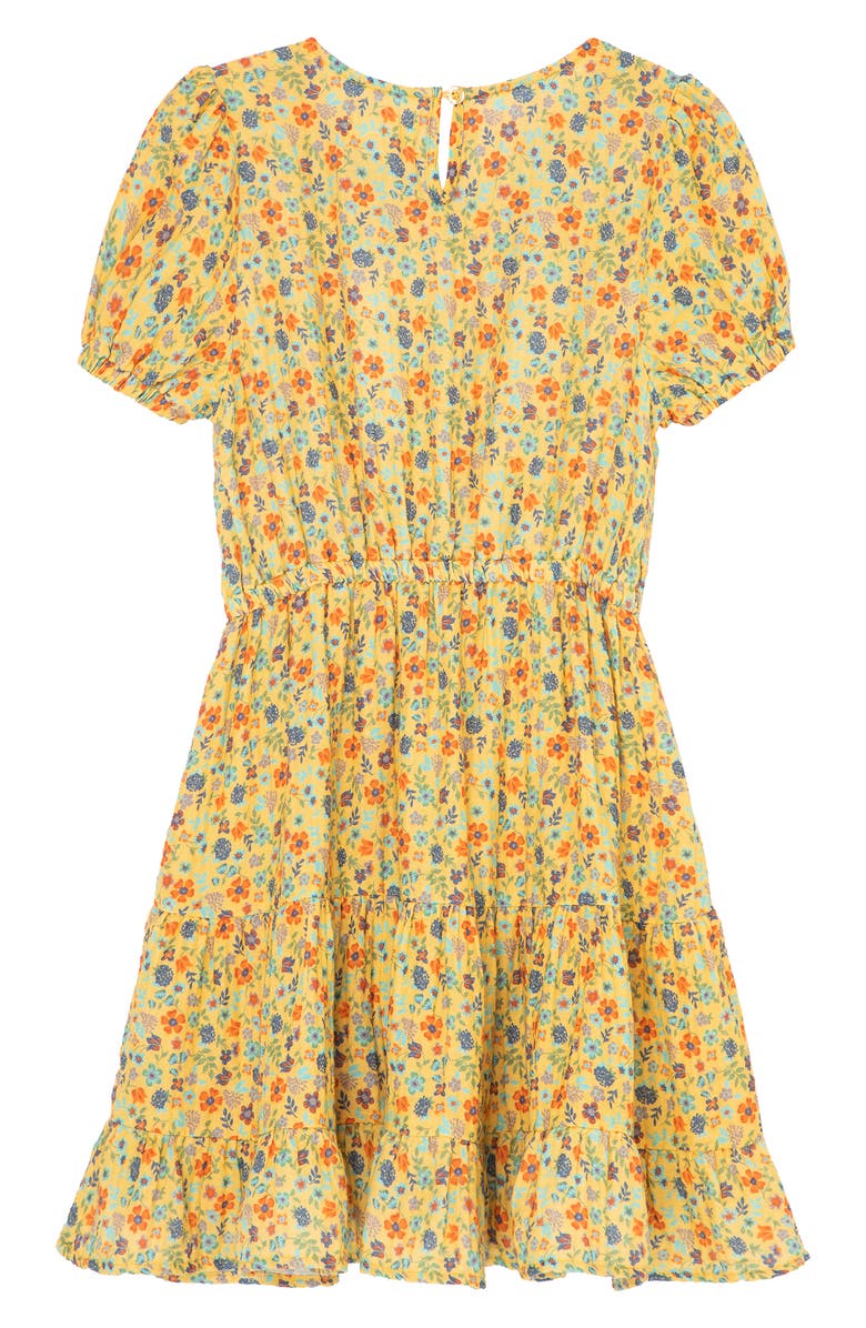 Peek Aren't You Curious Kids' Floral Tiered Dress, Alternate, color,