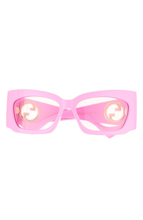 62mm Rectangular Sunglasses