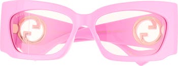 62mm Rectangular Sunglasses