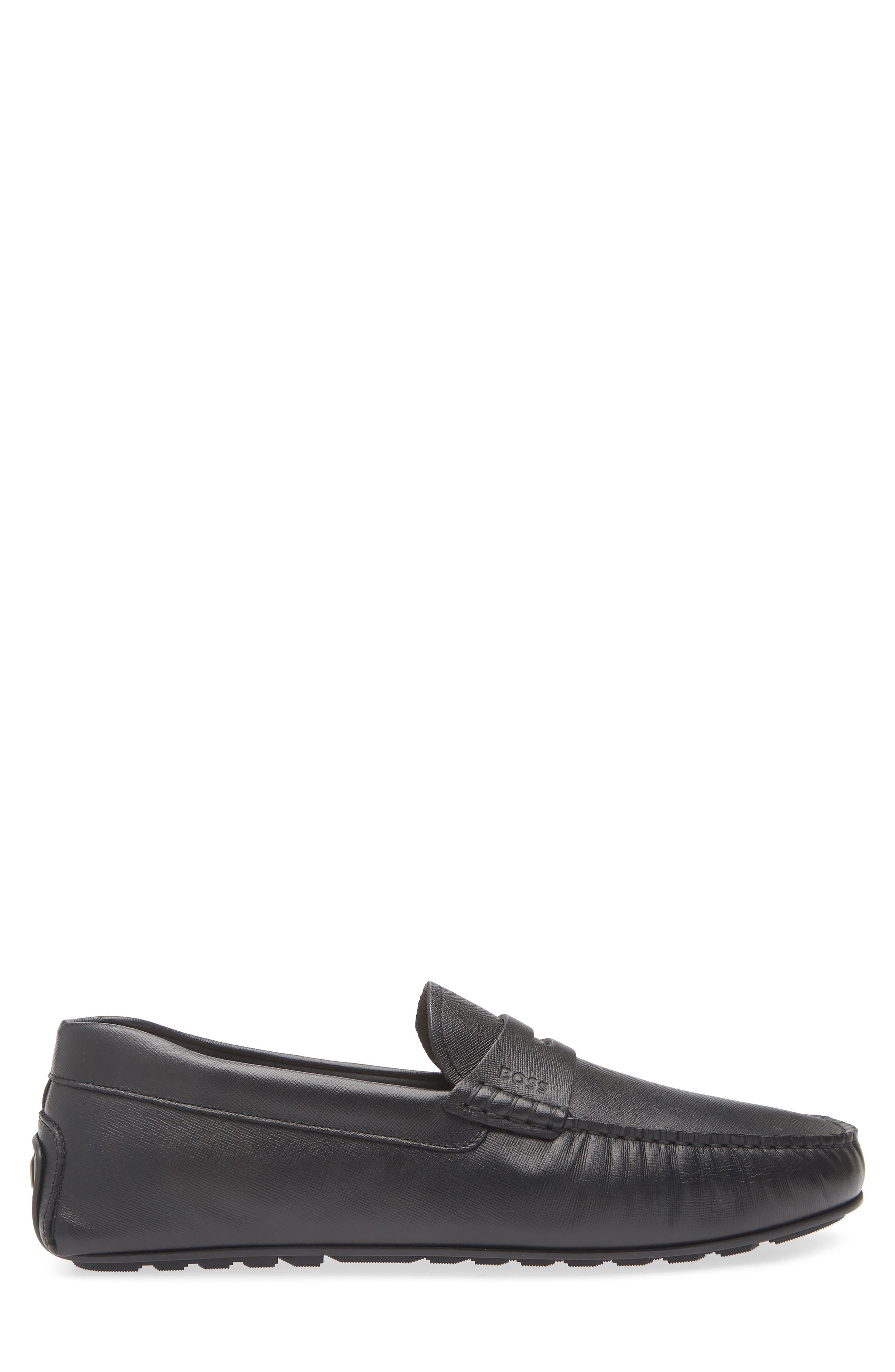 BOSS Noel Penny Loafer, Alternate, color, Black
