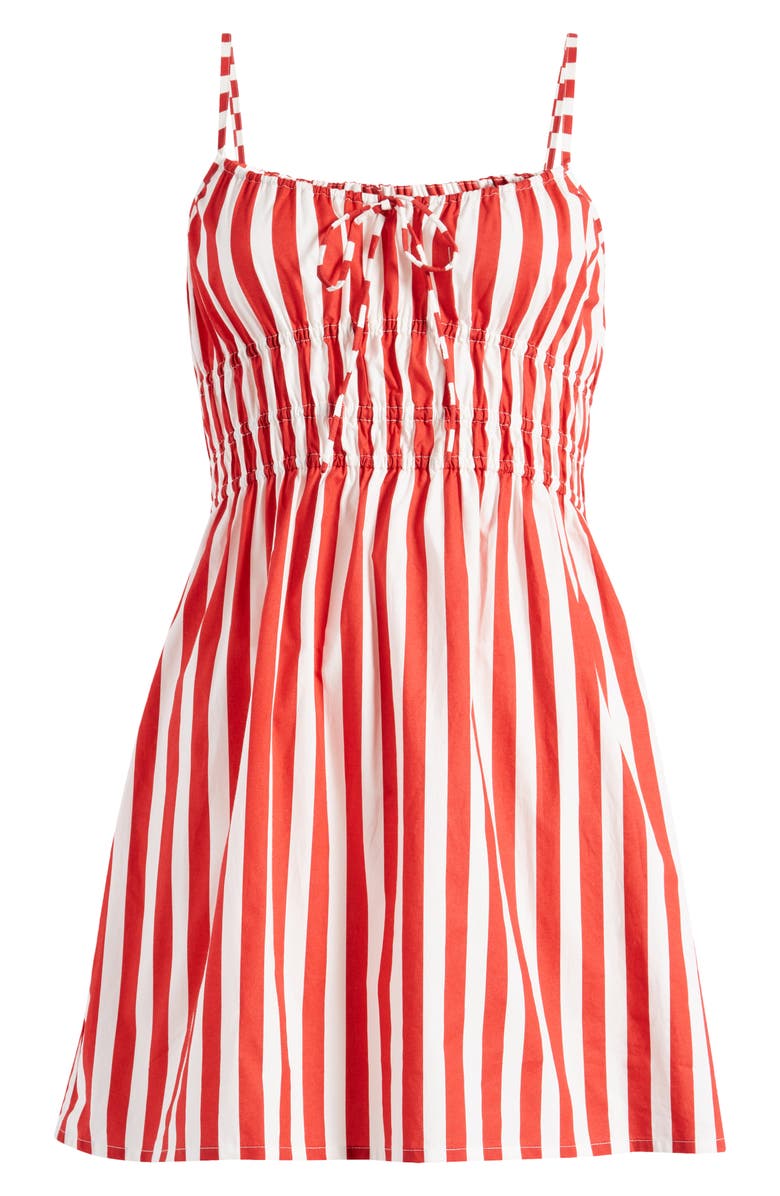 Faithfull the Brand Alboa Stripe Minidress, Alternate, color, 