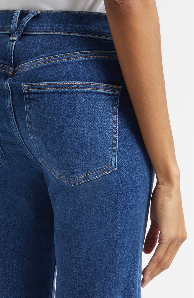 Veronica Beard Crosbie Wide Leg Jeans, Alternate, color, Bright Blue