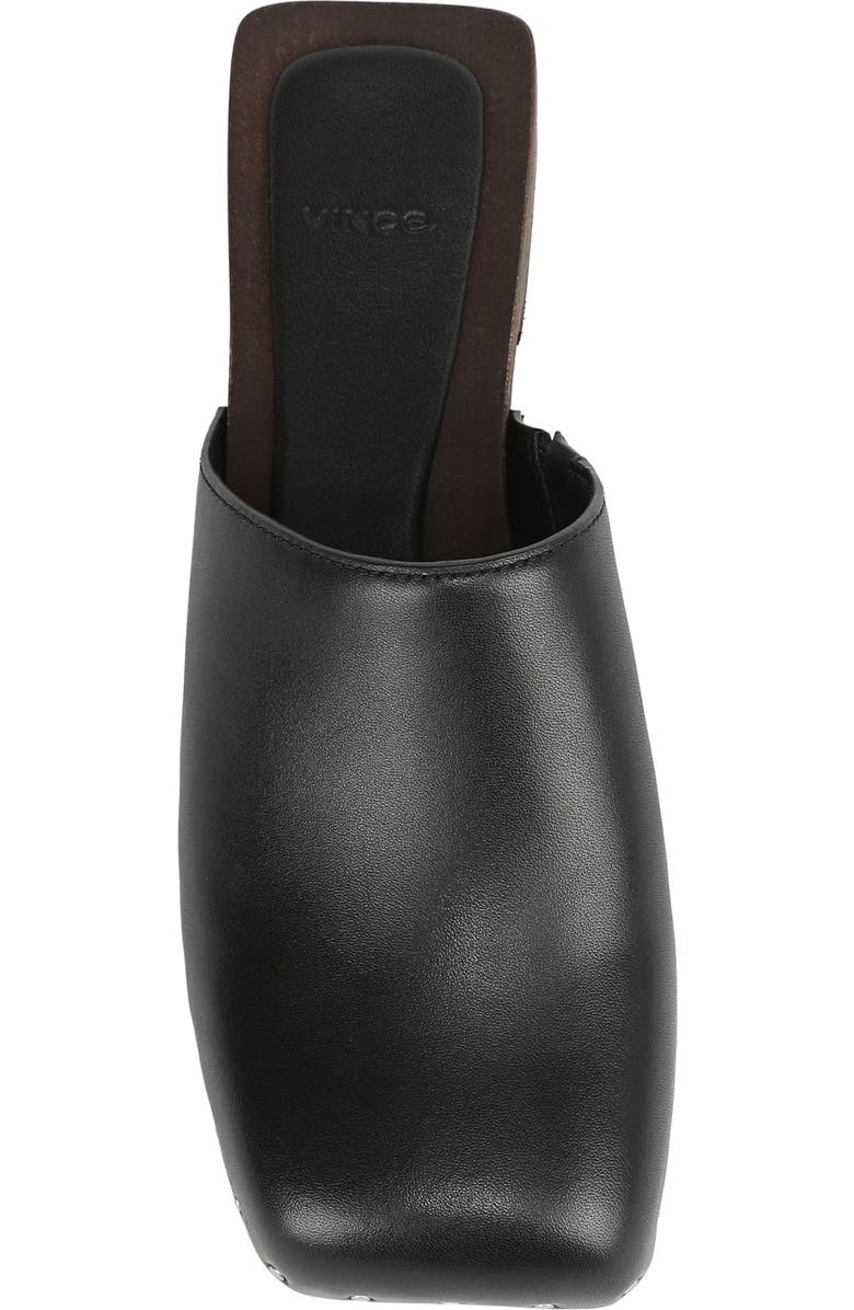 Vince Margarita Mule, Alternate, color, Black Leather