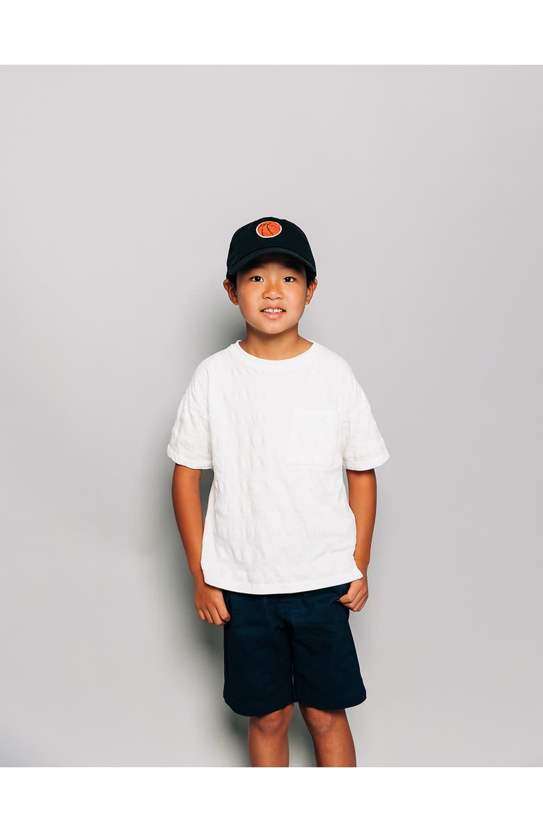 Rey To Z Terry Basketball Baseball Hat, Alternate, color, Black