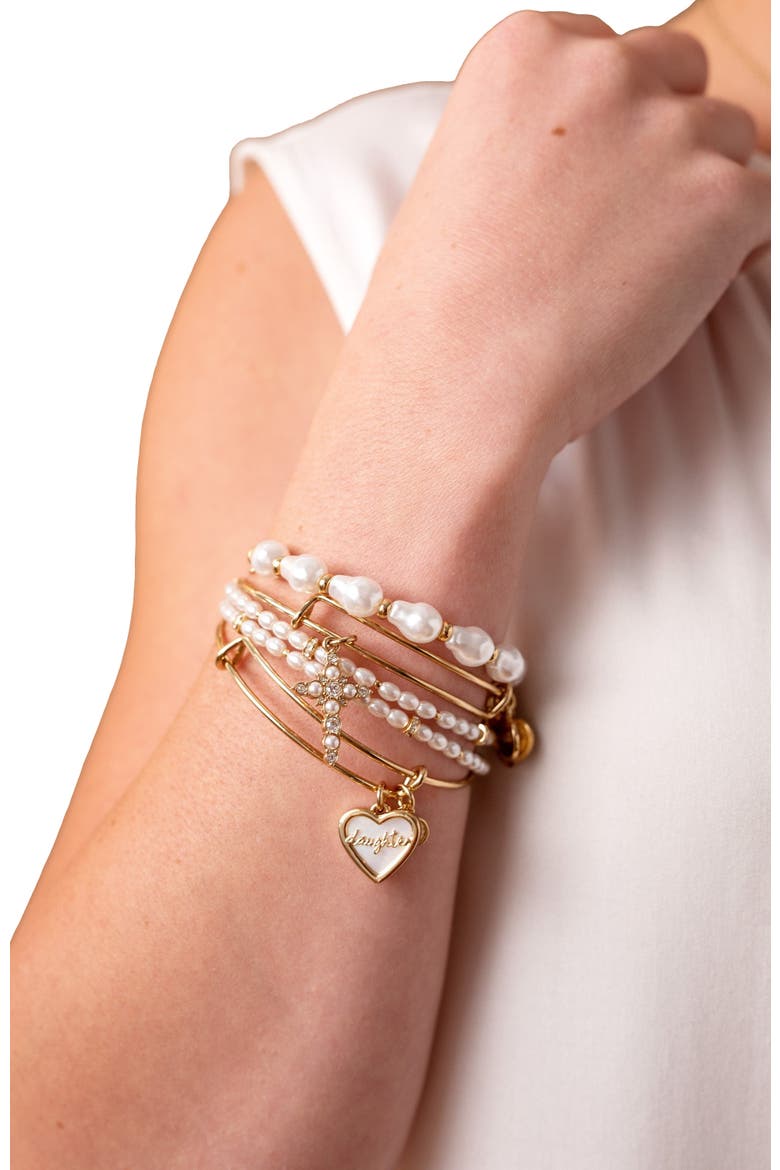 Rice Pearl Wrap Bracelet, Alternate, color, Pearl