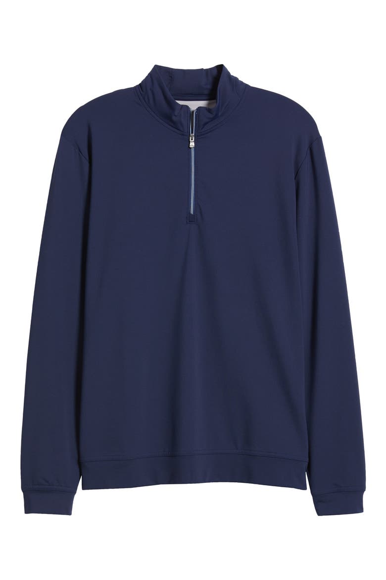 Motion Performance Quarter Zip Pullover, Alternate, color, NAVY