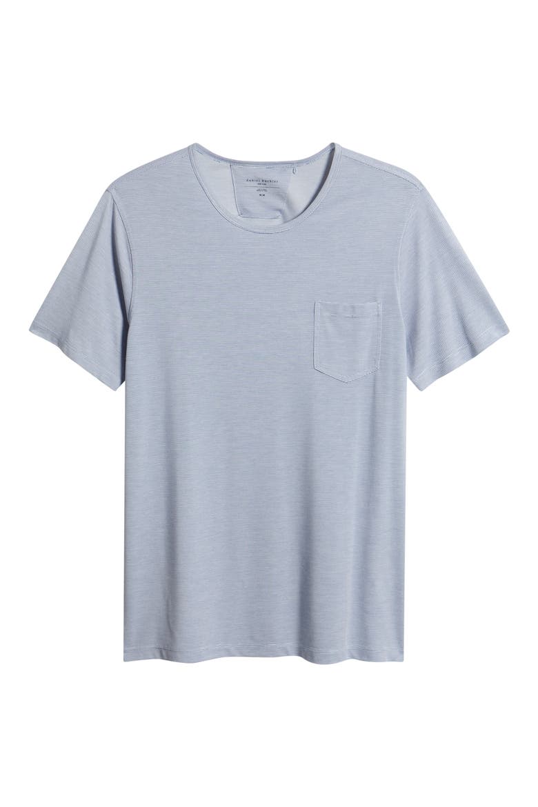 Feeder Stripe Sleep T-Shirt, Alternate, color, BLUE STRIPE
