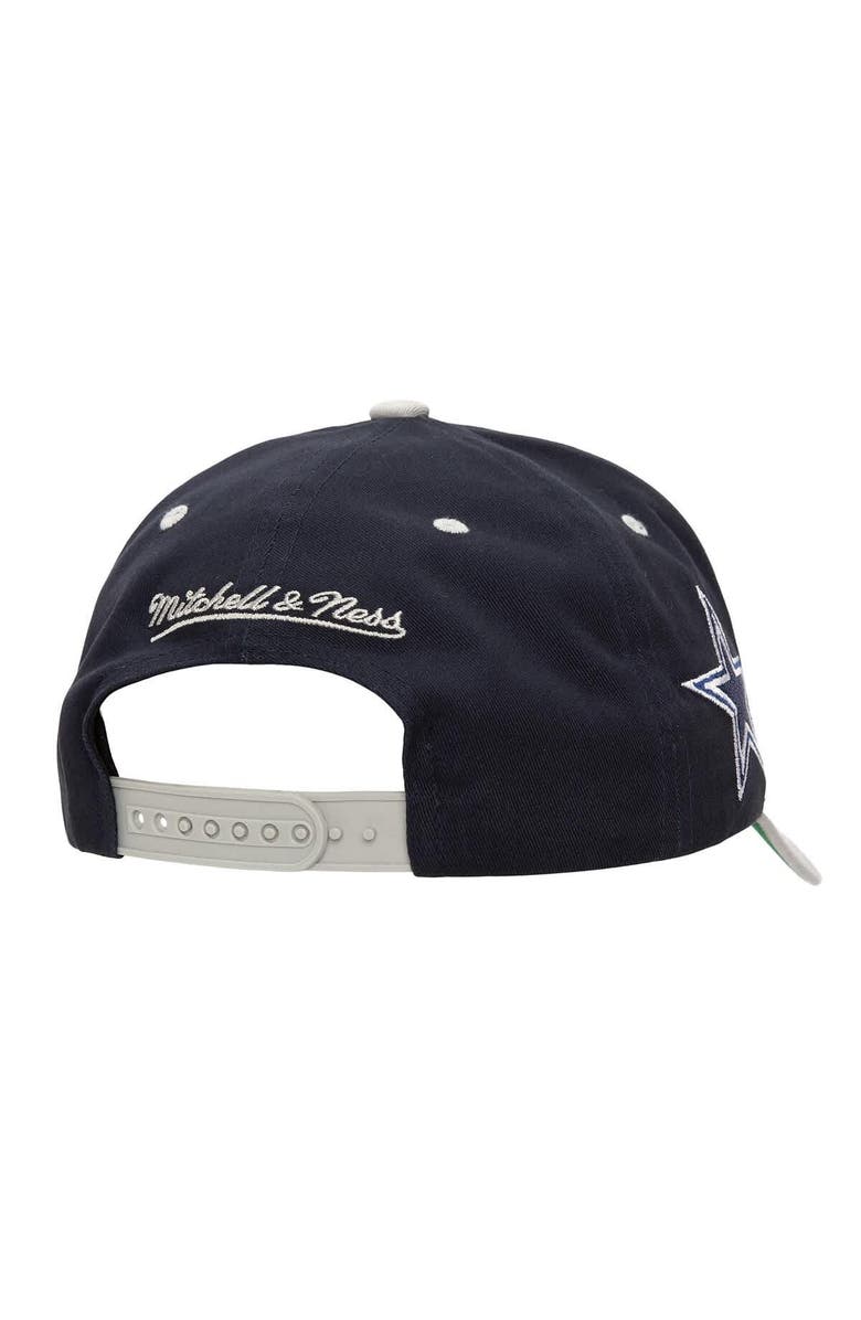 Mitchell & Ness Navy Dallas Cowboys Block Sweep Pro Adjustable Hat, Alternate, color, Navy