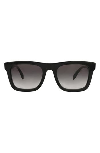 Alexander Mcqueen Mcqueen 54mm Square Sunglasses In Black