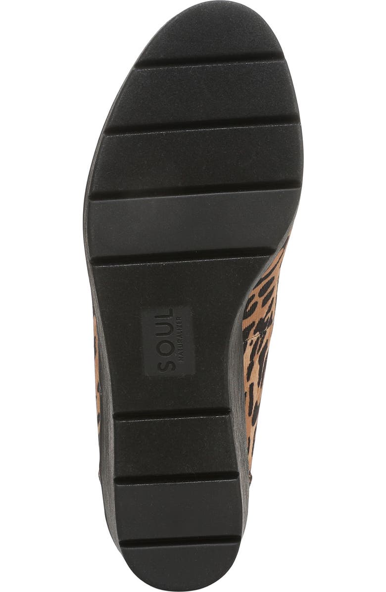 SOUL NATURALIZER About Time Wedge Pump, Alternate, color, Leopard Print Fabric