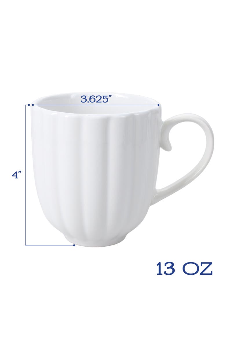 Petal 16-Piece Dinnerware Set, Alternate, color, WHITE