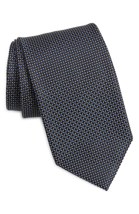 Polka Dot Mulberry Silk Tie