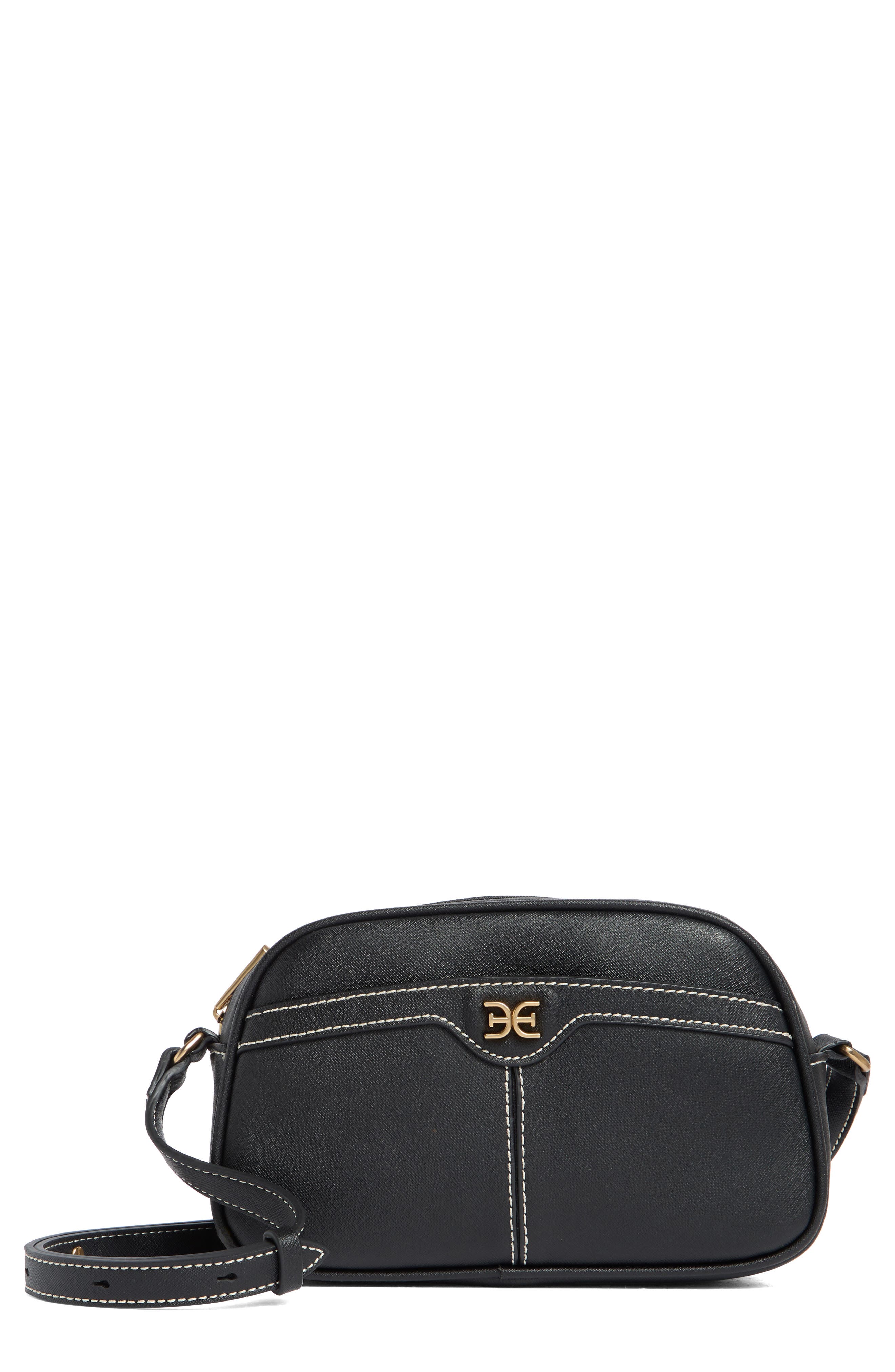 Sam Edelman Saige Leather Camera Bag, Main, color, 