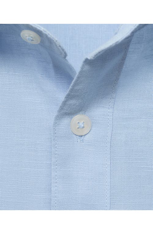 Mango Regular Fit Linen Blend Button-up Shirt