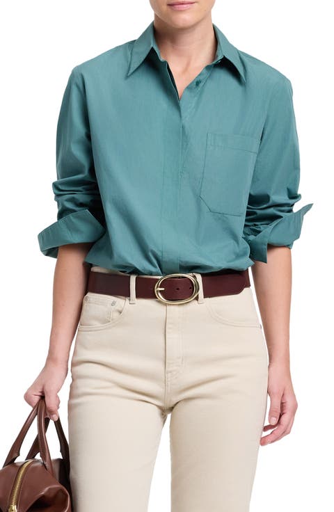 Cowboy Update Cotton Button Front Shirt