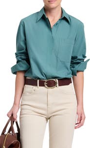 TWP Cowboy Update Cotton Button Front Shirt