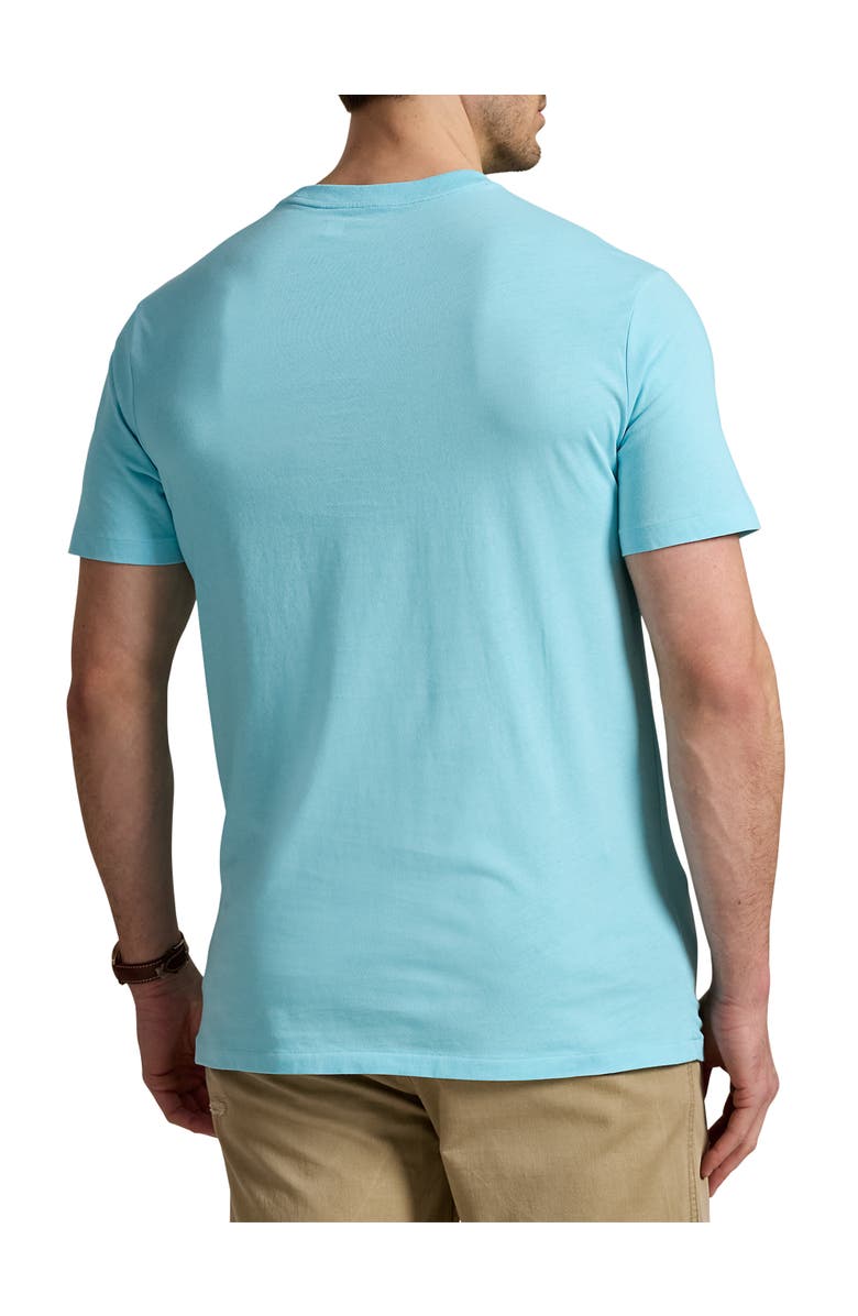 Polo Ralph Lauren Big & Tall Jersey Crewneck Tee, Alternate, color, Aqua Blue