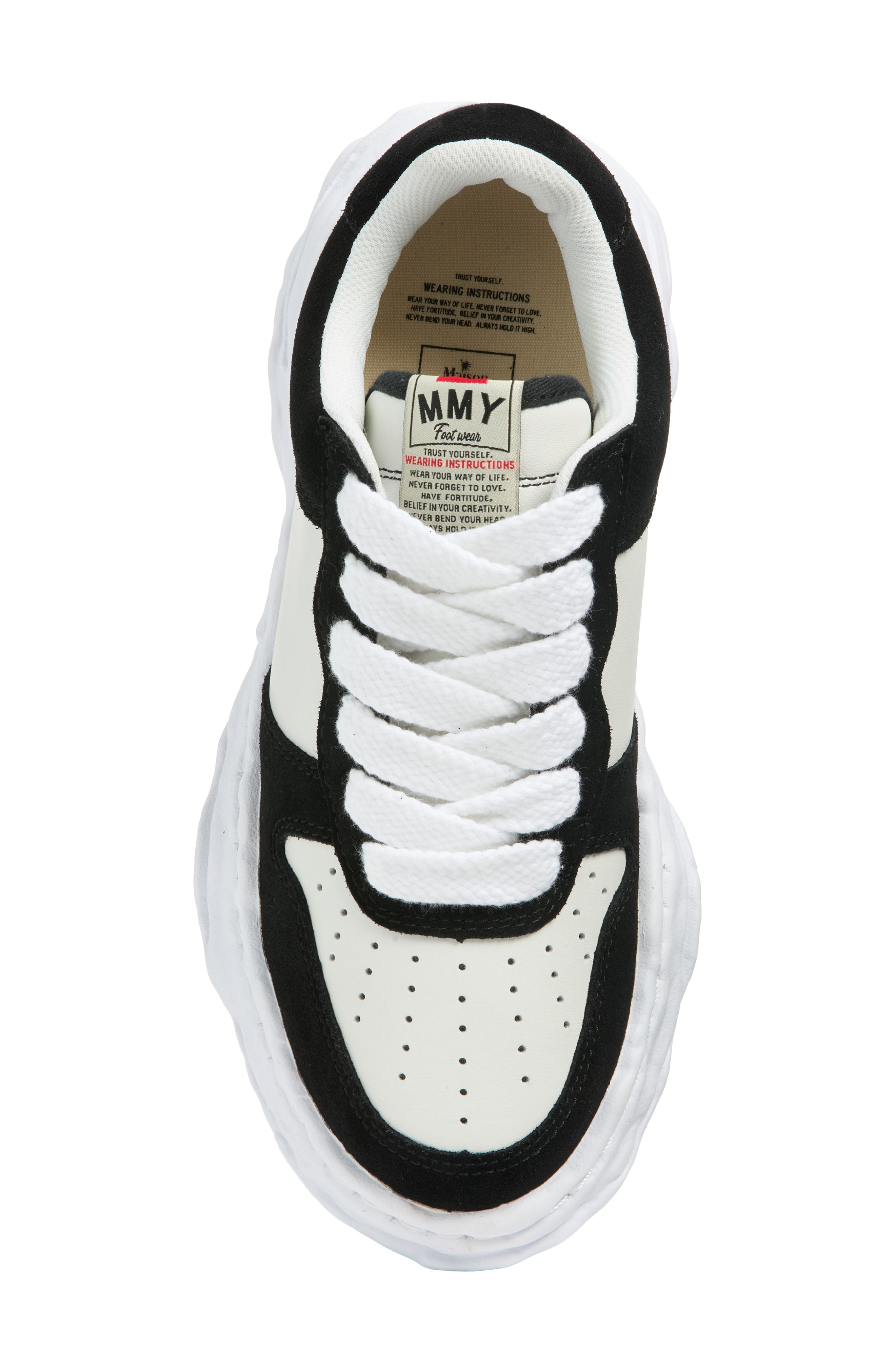 Wayne Original Sole Suede Sneaker, Alternate, color, BLACK/WHITE