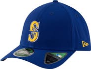 New Era Men's New Era  Blue Seattle Mariners Player Replica 39THIRTY M-Crown Flex Hat
