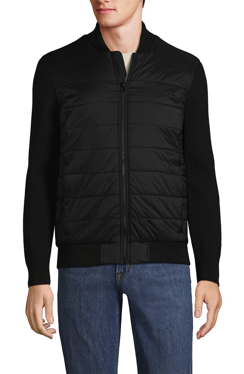 Lands' End Insulated Sweater Jacket, Alternate, color, 